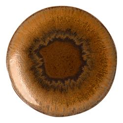 (4 kpl) Cecil - lautanen - flach - kivitavara - Ø 270 mm - ruskea