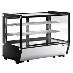 Pöytä kylmävitriini - 160 L- 880mm - neliön muotoinen - 2 hyllyä	