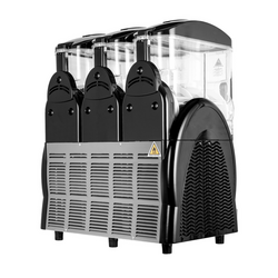 Slush machine - 3x 12 liter - Zwart