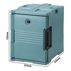 CAMBRO | ULTRA PAN CARRIER® - Contenitore termico da 57 litri - per 4x contenitori GN 1/1 - Blu ardesia