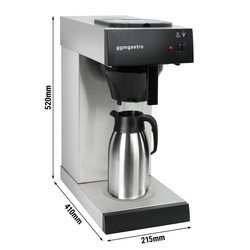 Aparat de cafea cu filtru - 2,0 litri - incl. termos