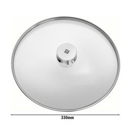 ZWILLING | Twin Specials Glass Pan Lid – Ø 32 cm - 18/10 Stainless Steel Rim - Silicone Seal