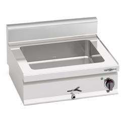 Elektrische bain-marie - 1,2 kW - 6x GN 1/4 - met spatscherm - met aftapkraan