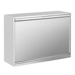 Armoire murale en acier inoxydable PREMIUM - 1000x400mm - avec portes coulissantes - 800mm de haut