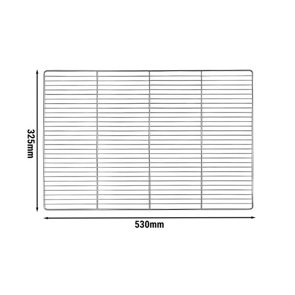 Grille de four - 326x539x16mm - Chromé - GN 1/1