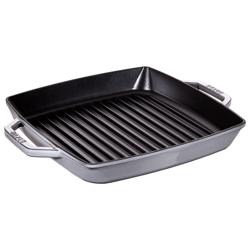 STAUB | GRILL PANS - Grillpan - 280x280mm - Gietijzer - Grafietgrijs