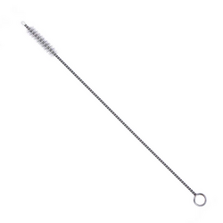 (10 piezas) Cepillo de limpieza para pajitas de vidrio de nailon - 200 x 7 mm