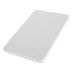 لوح تقطيع - 325x530mm - السماكة: 20mm - متوافق مع HACCP - بولي إيثيلين PE500 - أبيض - آمن لغسالة الصحون