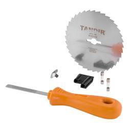 Nóż elektryczny do kebaba TANDIR® II 100 – z 2 nożami, kamieniem szlifierskim, kablem & zasilaczem stołowym	