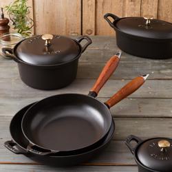 STAUB | PANS - Koekenpan - Ø 240mm - Gietijzer - Zwart | Rond