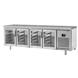 Tavolo refrigerato pasticceria PREMIUM PLUS - 2752x800mm - Ventilata - 850 L