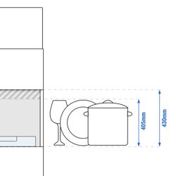 Seinään asennettava läpivientiastianpesukone - digitaalinen - 7,1 kW - sis. kalkinpoistoaine - pesuaine- ja huuhteluainepumpun