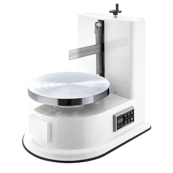 Cake smoothing machine – Ø360 mm Turntable - 40–180 RPM - 60 W - White