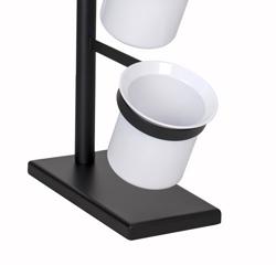 Bestekbak - met 3 planken - Zwart