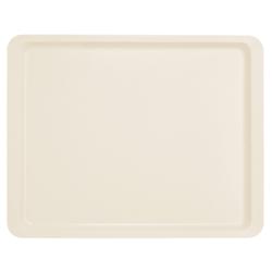 (12 pezzi) CAMBRO | Vassoio Versa in poliestere - GN 1/2 - bordi appiattiti - Bianco perla