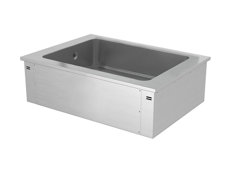Inbouw ijsbak - 1135mm - 3x GN 1/1 - 130L - crushed ice