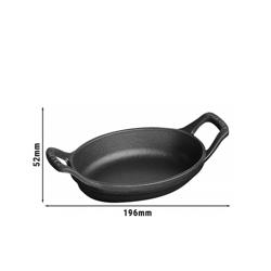 STAUB | SPECIALITIES - Bakvorm - ovaal - 150mm - gietijzer - zwart