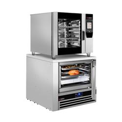 Elettrico - Forno combinato a vapore - Touch screen - 7" display TFT touch - 7x GN 1/1 - incl. Sonda al cuore & Sistema di lavaggio