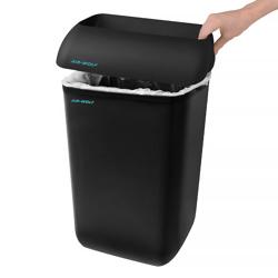 AIR-WOLF | Kosz na śmieci z pokrywą – 23 litry – tworzywo ABS – antracyt