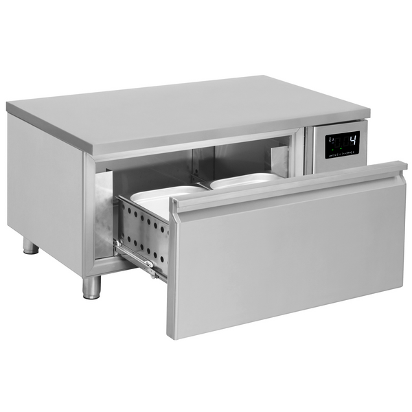 Diepvries/koelcombinatie onderbouw - 1200mm - 1 lade
