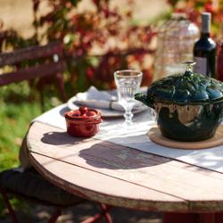 STAUB | CERAMIQUE – Mini Cocotte – Ø 100 mm – okrągła – ceramika – miedź postarzana