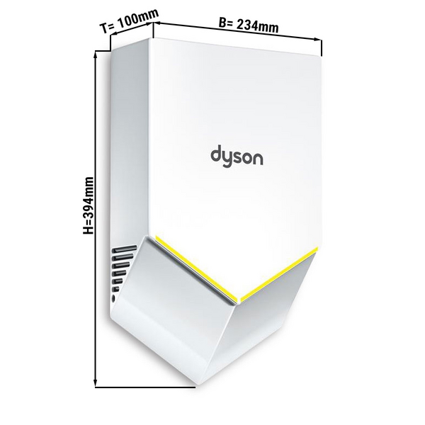 DYSON | AIRBLADE V - Сушарка для рук з сенсорним датчиком - Біла