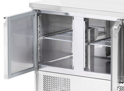 Koelwerkbank ECO - 1370x700mm - met 3 deuren