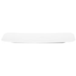 (2 pieces) SELTMANN WEIDEN | Rectangular Coupe Serving Platter – 380x140 mm - White High-Gloss Porcelain - Microwave & Oven Safe
