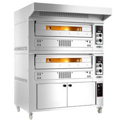 Газова піч для піци - 9+9x 33 см - Manual (механічне управління) - вкл. витяжку та розстійну шафу