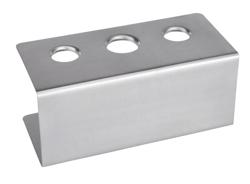 Βάση για χωνάκια παγωτού - «Modern» - με 3 θέσεις - 200x95x90 mm - ανοξείδωτο ατσάλι