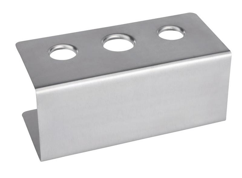 Ice Cream Cone Holder Stand – 3-Hole - 2ר26 mm + 1ר31 mm - Stainless Steel - Dishwasher Safe