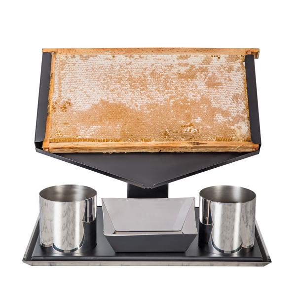 Dispensador de miel con soporte para panal - Negro - para buffet