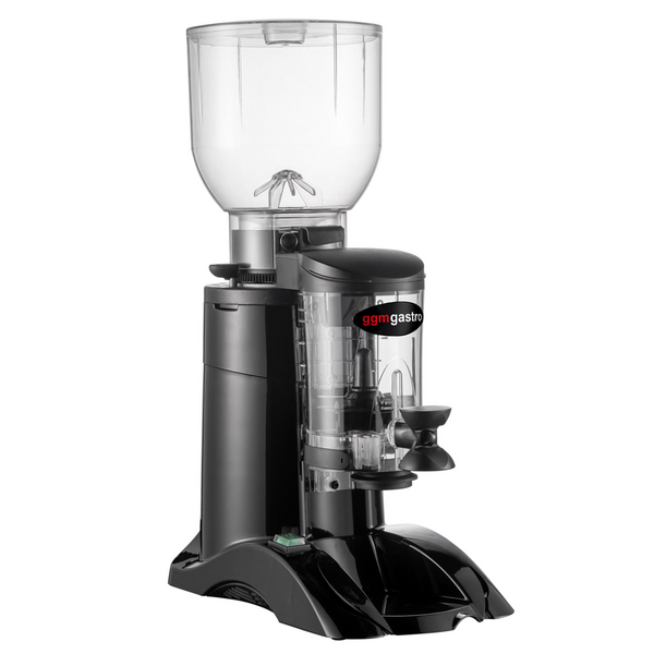 Kaffeemühle - 2kg - 77dB - Mit Dosierer - Schwarz