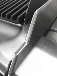 Koppelstrip - 600x10x50mm - RVS AISI 304 - passend voor Lorenzo 700