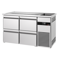 Pivski štand PREMIUM - 1550x700 mm - 4 ladice