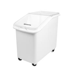 Un Arabası - 102L - Gıda Uyumlu Polipropilen - Kapaklı - Tekerlekli - 420x750x710mm