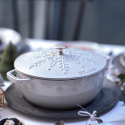STAUB | LA COCOTTE - La Marmite - Ø 240mm - gjutjärn - vit tryffel
