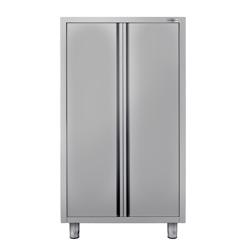 Armoire haute en inox ECO - 1000x600mm - 2 portes battantes - Hauteur: 1800mm