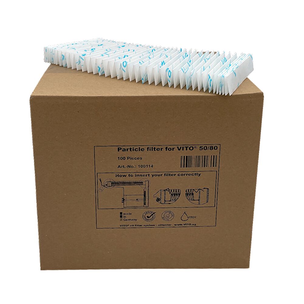 (100 pièces) Filtres à particules pour appareil de filtration d’huile de friture FOFTV50 & FOFTV80