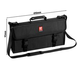 ZWILLING | Borsa per coltelli - per 17 coltelli - con cinghia di trasporto - Nero