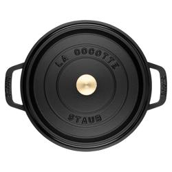 STAUB | LA COCOTTE - Kookpot - Ø 160mm - Gietijzer - Zwart