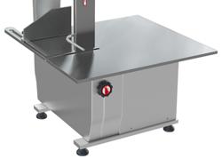 Стрічкова пила для м'яса та кісток - з довжиною полотна 1660 мм