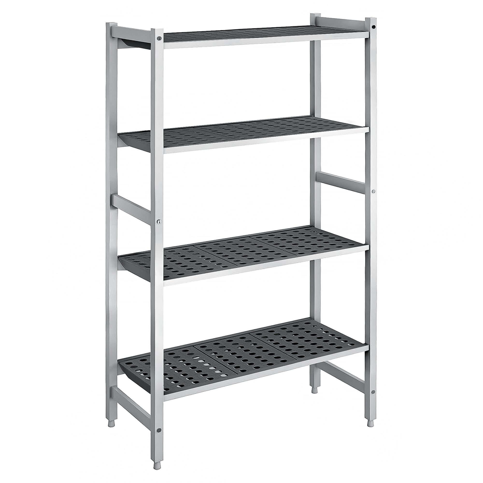 Étagère de base en aluminium - 900 x 1800 mm - Capacité de charge : 900 kg