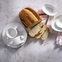 (6 pièces) WHITE DELIGHT - Assiette Coupe - Plate - Ø 210 mm - Blanc