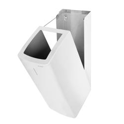 AIR-WOLF | Commercial waste bin - 50 litres - Stainless steel - White
