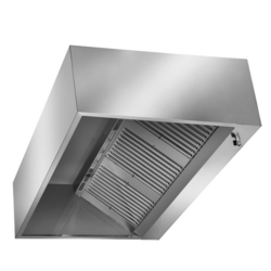 Hotte murale cubique dynamique 1,8 m - avec moteur, variateur, filtres et lampe