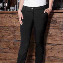 KARLOWSKY | Damen 5-Pocket-Hose - Schwarz - Größe: 38