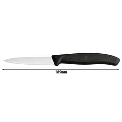 VICTORINOX | SWISS CLASSIC - سكين الخضار بحافة مسننة - الشفرة: 80 مم
