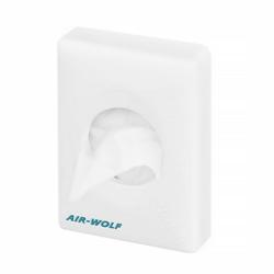 AIR-WOLF | Sanitaire zakjesdispenser voor maximaal 25 hygiënezakjes - ABS kunststof - Wit