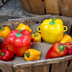 STAUB | CERAMIQUE - Güveç - Biber şekli - 0,45 litre - Seramik - Sarı